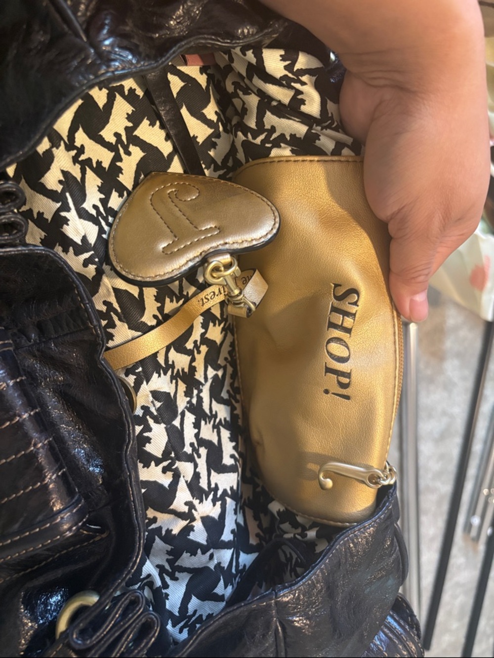 Juicy couture Black Leather handbag
